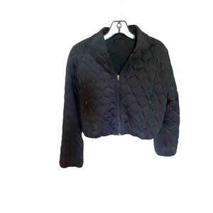 Lululemon Quilted Bomber Jacket Black Size 2